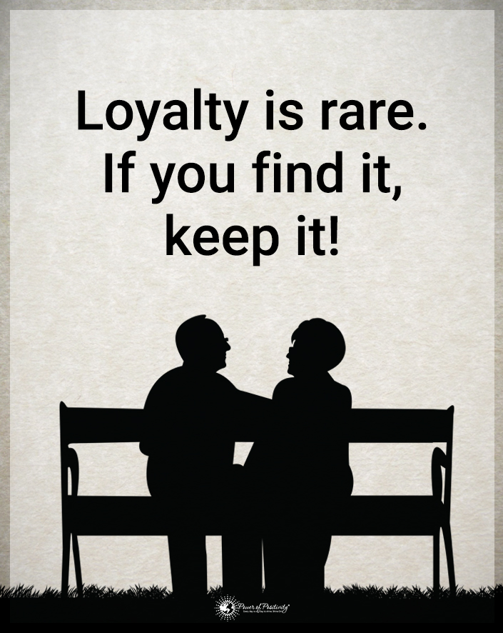 TrainingMindful's tweet photo. “Loyalty is rare. If you find it, keep it!” https://t.co/kKvWJhW37I