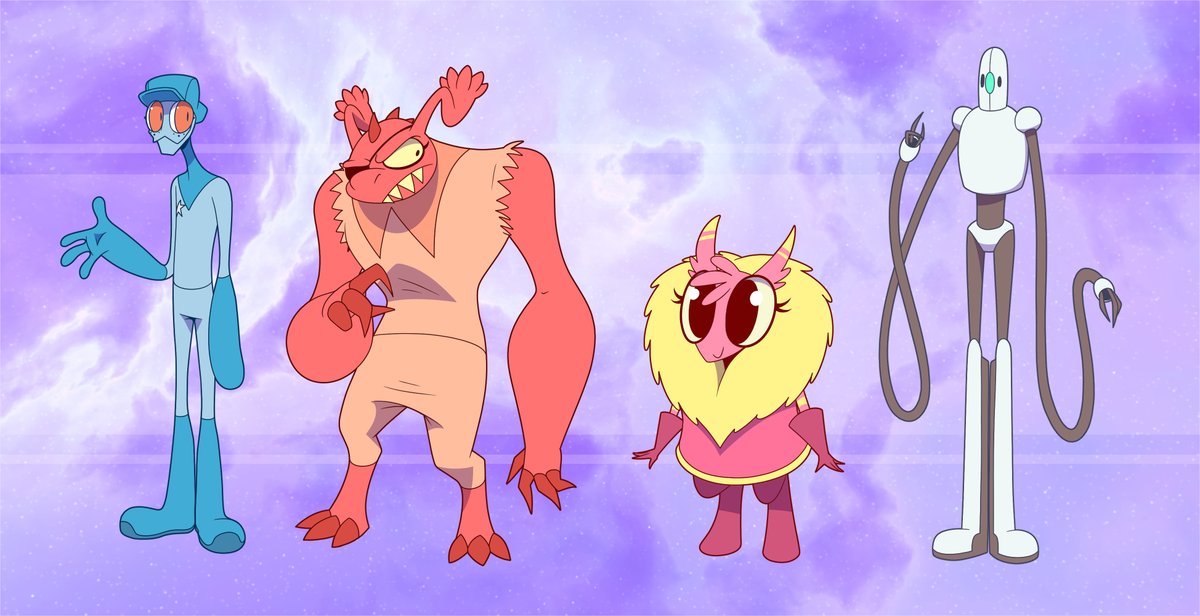 I actually redesigned the main characters not too long ago. Maybe I ...