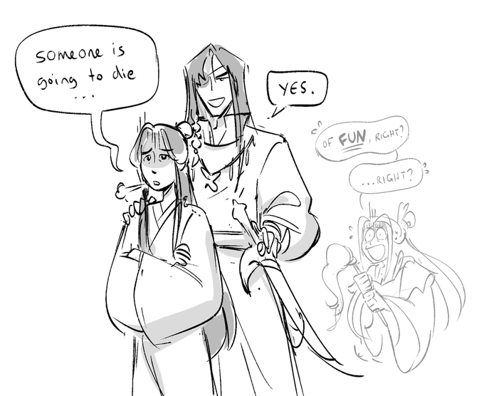 [#tgcf] genuinely love their energy when these three go on adventures together :3c 