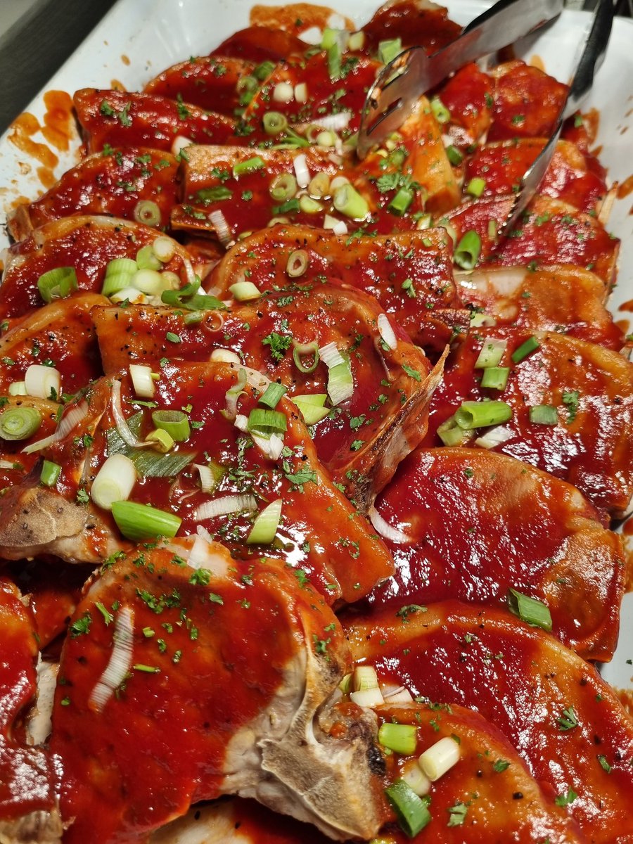 New year, new menu! Mumbo Pork chops! Went down a storm tonight! #cheflife #Foodie #Food #foodphotography #foodlover #flavourwithedge