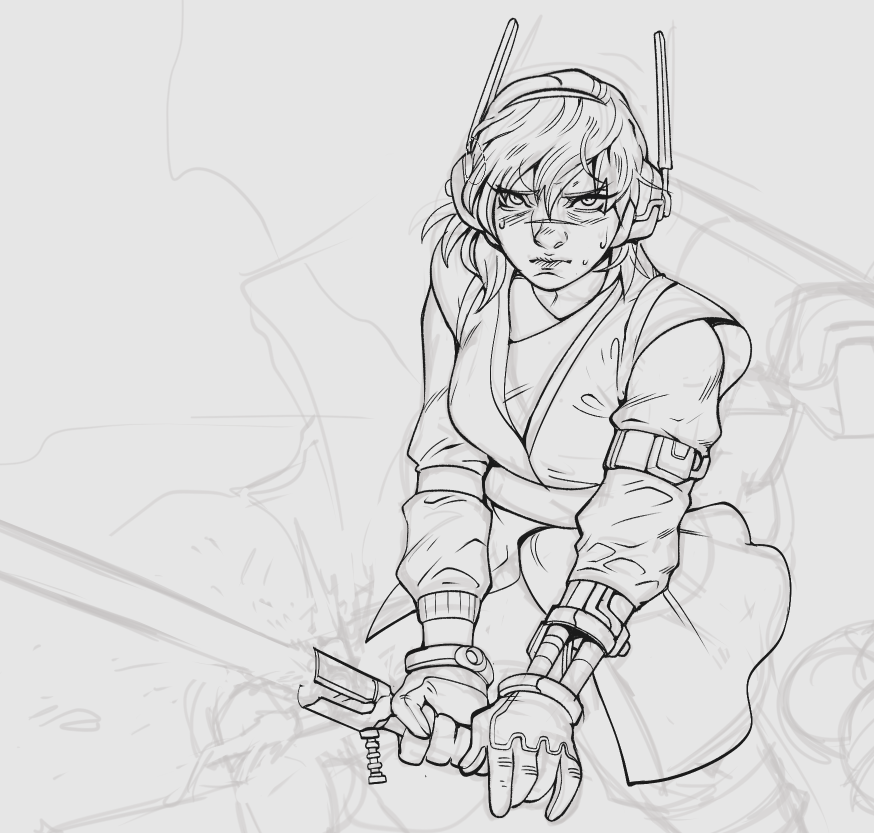 Finally got some time to draw after a long day... It's been rough but i am hopeful that things will get better 