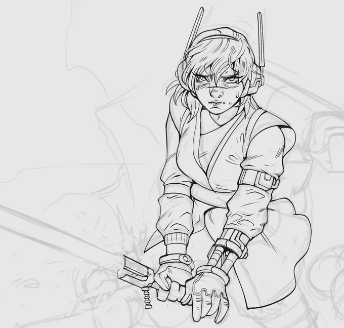 Finally got some time to draw after a long day... It's been rough but i am hopeful that things will get better 