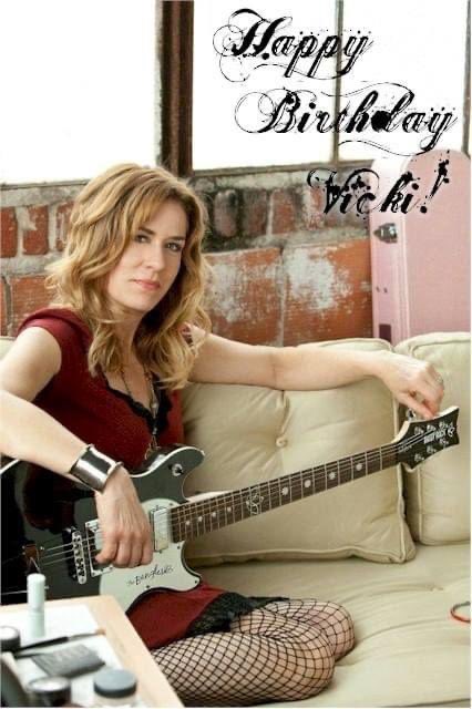 Happy birthday VICKI PETERSON!
(January 11, 1958)
Guitarist for The Bangles 