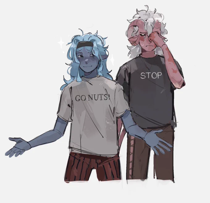 I don't think I've properly posted these yet #dnd #oc 