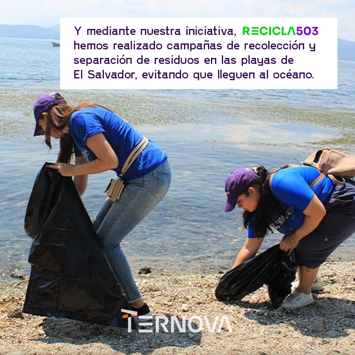 En donde trabajamos de la mano con socios claves (<a href="/funzelsv/">FUNZEL SV</a> y <a href="/recicla503/">recicla503</a>) en la preservación de las Tortugas Marinas y conservación de los océanos.

Conoce más sobre nuestra apuesta por la sostenibilidad en ternova.group/ciudadania-cor…