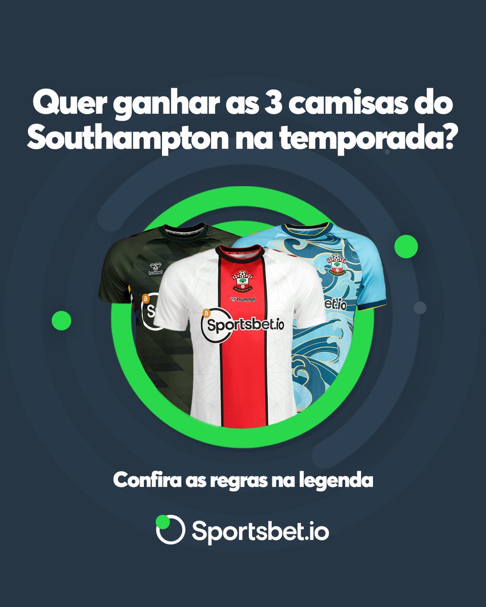 sportsbetiobr's tweet photo. Hoje deu Southampton contra o Man City!

Se liga nessas três camisas tops!! Bora ganhar?

Entao bora! Um participante vai levar as novas camisas pra casa!!!

➡️ Dar RT nesse tweet 
➡️ Seguir @sportsbetiobr 

O resultado a gente divulga na segunda-feira, dia 16.

#Saints https://t.co/kpbqXi3sG3