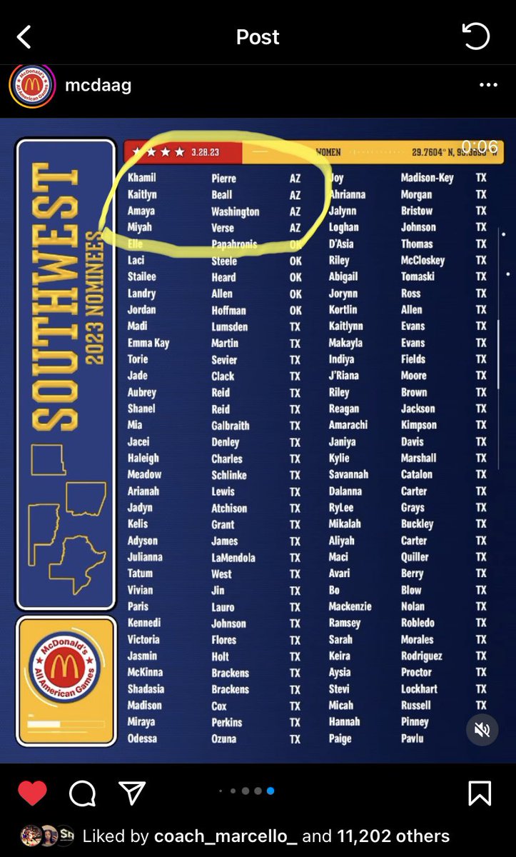 PhoenixBallerzChannel (@ballerzchannel) on Twitter photo Congrats to the 2023 Arizona McDonald’s All American Nominees! 🏀🏀 <a href="/amaya_wash/">Amaya Washington</a> Uncommitted 🏀<a href="/kaitlynbeall/">Kaitlyn Beall</a> Committed Cal State 🏀 <a href="/VerseMiyah/">Miyah Verse</a> Committed Georgia 🏀 <a href="/KhamilPierre/">khamil pierre</a> Committed Vanderbilt 🏀 Congrats to the 2023 Arizona McDonald’s All American Nominees! 🏀🏀 <a href="/amaya_wash/">Amaya Washington</a> Uncommitted 🏀<a href="/kaitlynbeall/">Kaitlyn Beall</a> Committed Cal State 🏀 <a href="/VerseMiyah/">Miyah Verse</a> Committed Georgia 🏀 <a href="/KhamilPierre/">khamil pierre</a> Committed Vanderbilt 🏀