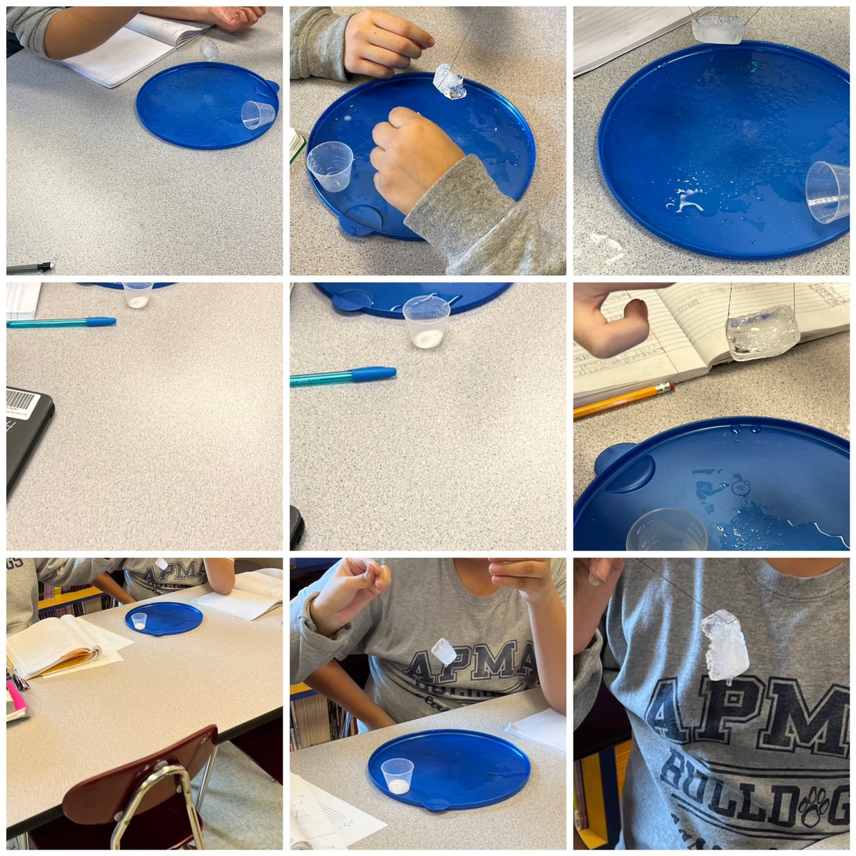 #APMAbulldogs ice cube on a string challenge ✔️