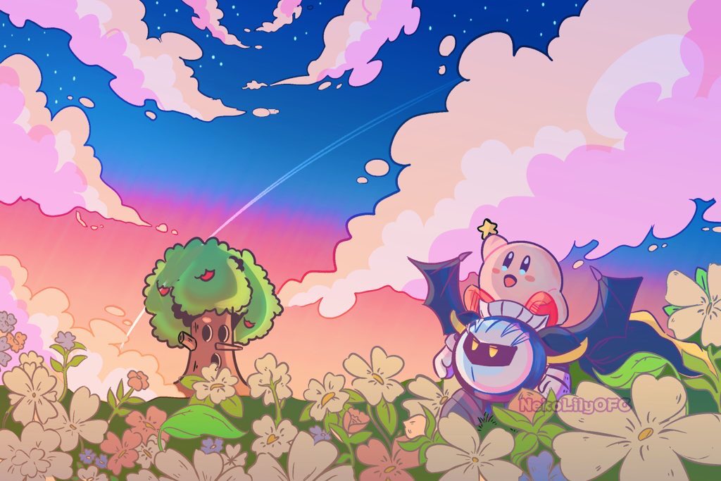 Lily S. on X: ⭐️ Kirby and Meta Knight 🗡 I did this to use as