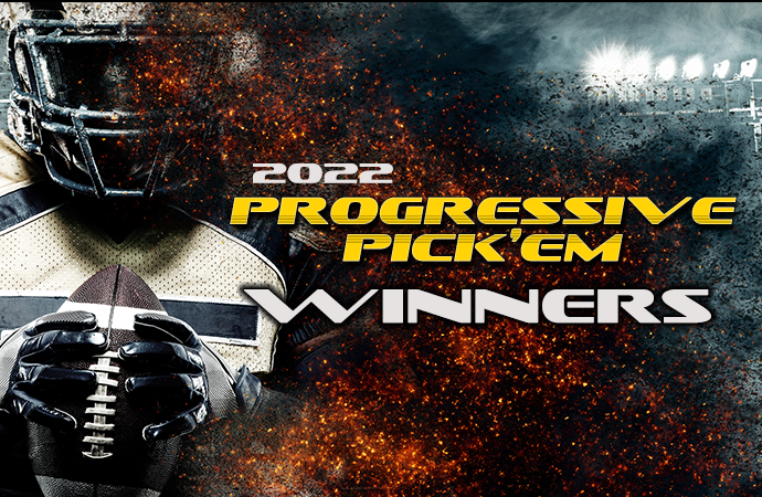 OffShoreGaming's tweet photo. The #NFL regular season is over and it's time to crown a Champion in the 2022 OSGA Progressive Pick 'em! Congratulations to "Smoke Porterhouse", who beat out the rest of the field by 200 points to claim the Grand Prize! @OffshoreGaming #NFLContests https://t.co/W6gYpp9c4u https://t.co/nY1e5d7aKb