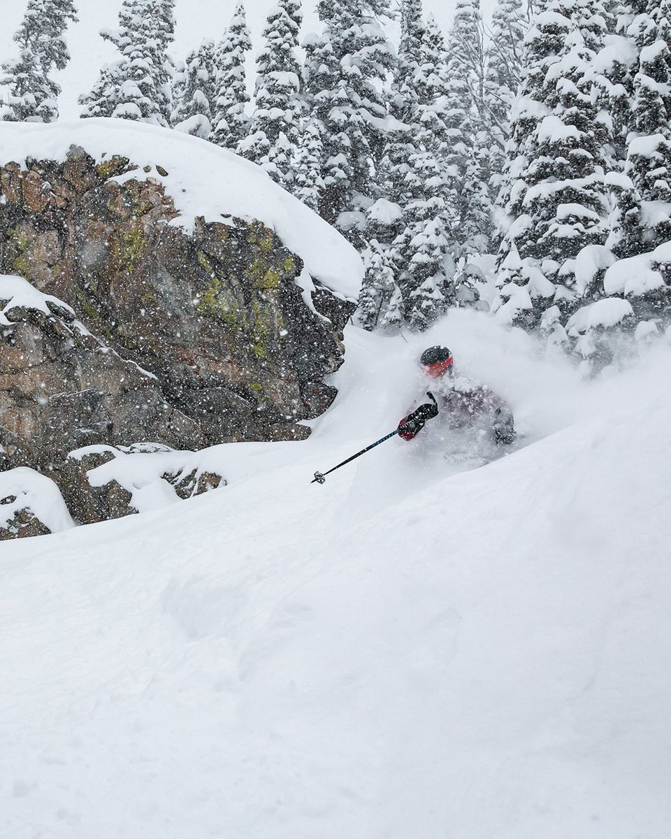 jhski's tweet image. Indulging in a fresh foot of Teton cold smoke ❄️ this morning! In the flow and conditions are 🔥 right now.
#jacksonhole #jhdreaming #skiing #powderskiing #snowboarding
