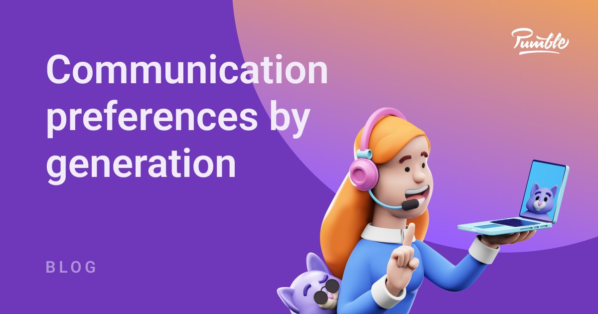 PumbleChat's tweet image. Create a clear #communication policy for your #multigenerationalworkforce

Read our blog article to gather more tips and tricks to help your diverse staff work together effectively 👩‍💻 

pumble.com/blog/improve-c…