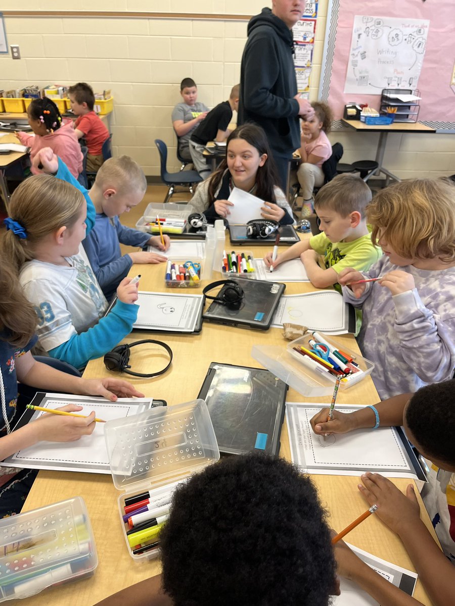 FHHS_Athletic's tweet photo. Falcon interns read to Finland students about kindness and positive ways to treat others. #swcsd https://t.co/NH4LEPO1ay