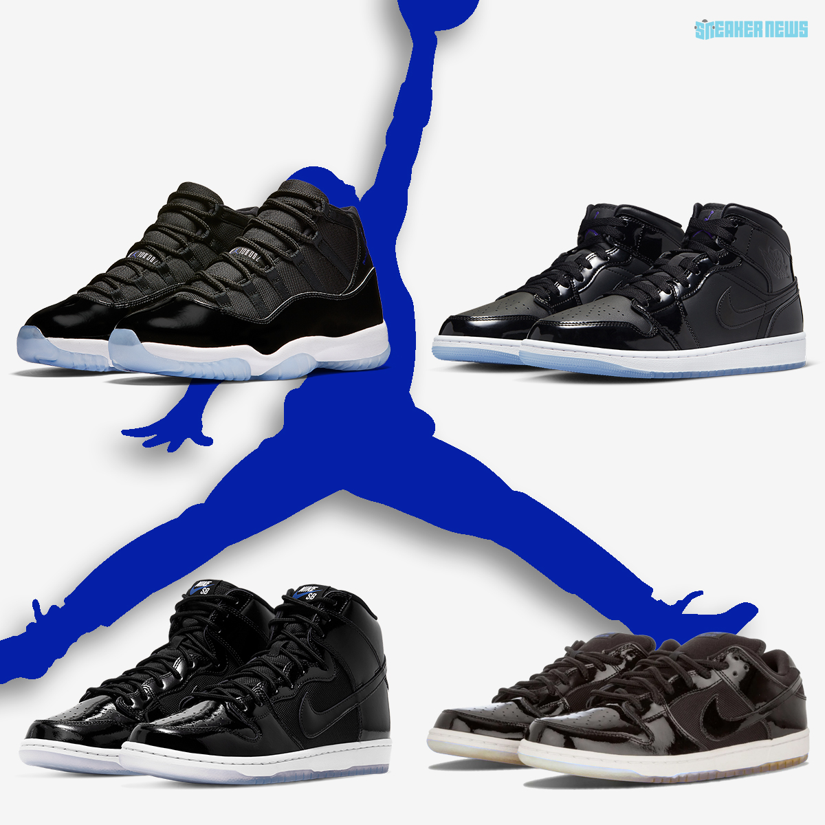 SneakerNews's tweet photo. Space Jam 11s, Mids, SB Dunk Highs, SB Dunk Lows. Which is your favorite? https://t.co/bNKiJyWBm8