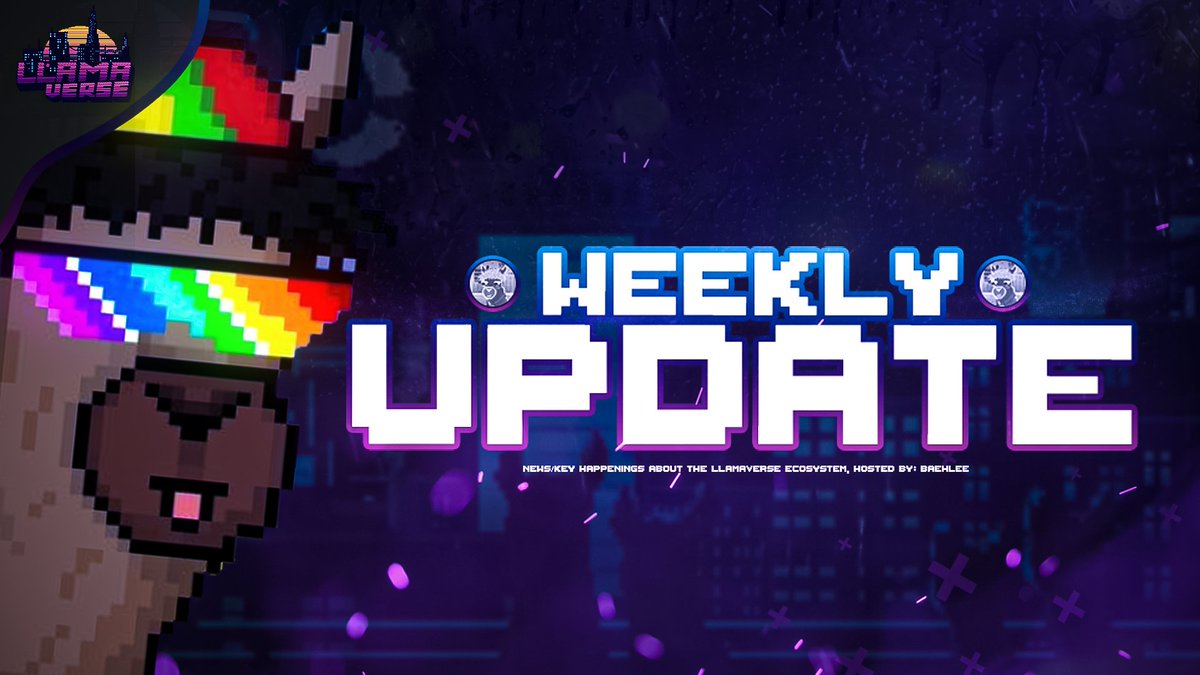 Check out a brand new episode of the Llamaverse weekly update. This week <a href="/baeh_lee/">BaehLee</a> talks about @WhitelistPing minting and our brand new LlamaDash platform (coming this month).

Link: youtu.be/ah5xDX0LpwI