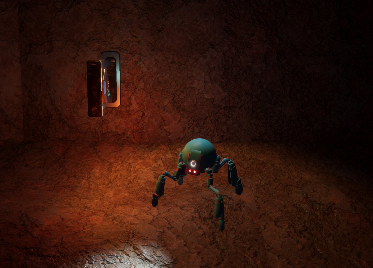 On the last push for the BA project 
- here's the updated player character <a href="/OneJasperRose/">Jasper</a> made at some point  :>
#madeinunity #gamedev #indiedev