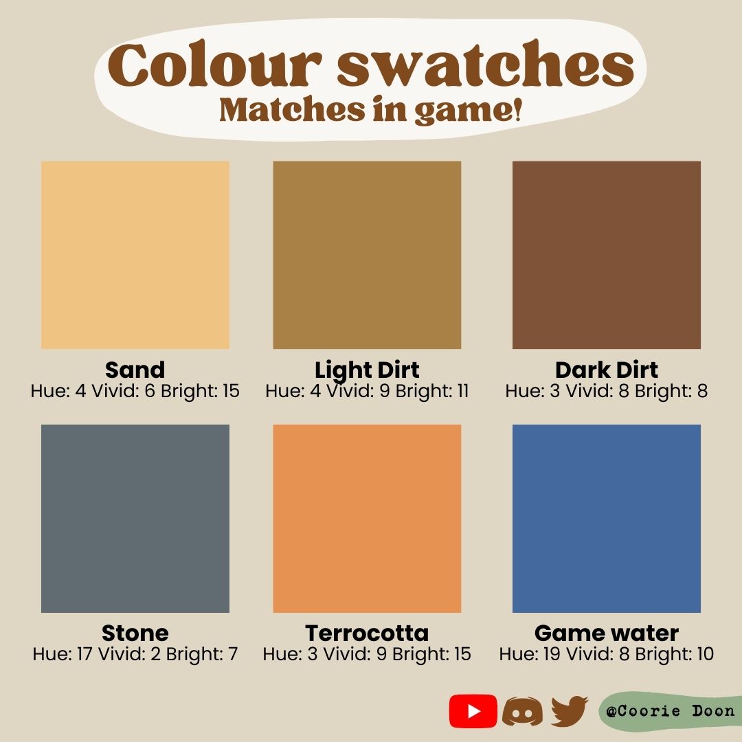 cooriedoon_'s tweet photo. Next up, is colours! 🌈

Attached is a few refs &amp; codes for key colours. But tbh, play around and don't be afraid to keep trying! Even I take multiple attempts to get it right.

Google doc: https://t.co/VA7OjcqEyo
Colour picker: https://t.co/nW79XmPHdM https://t.co/qplzksUh5D