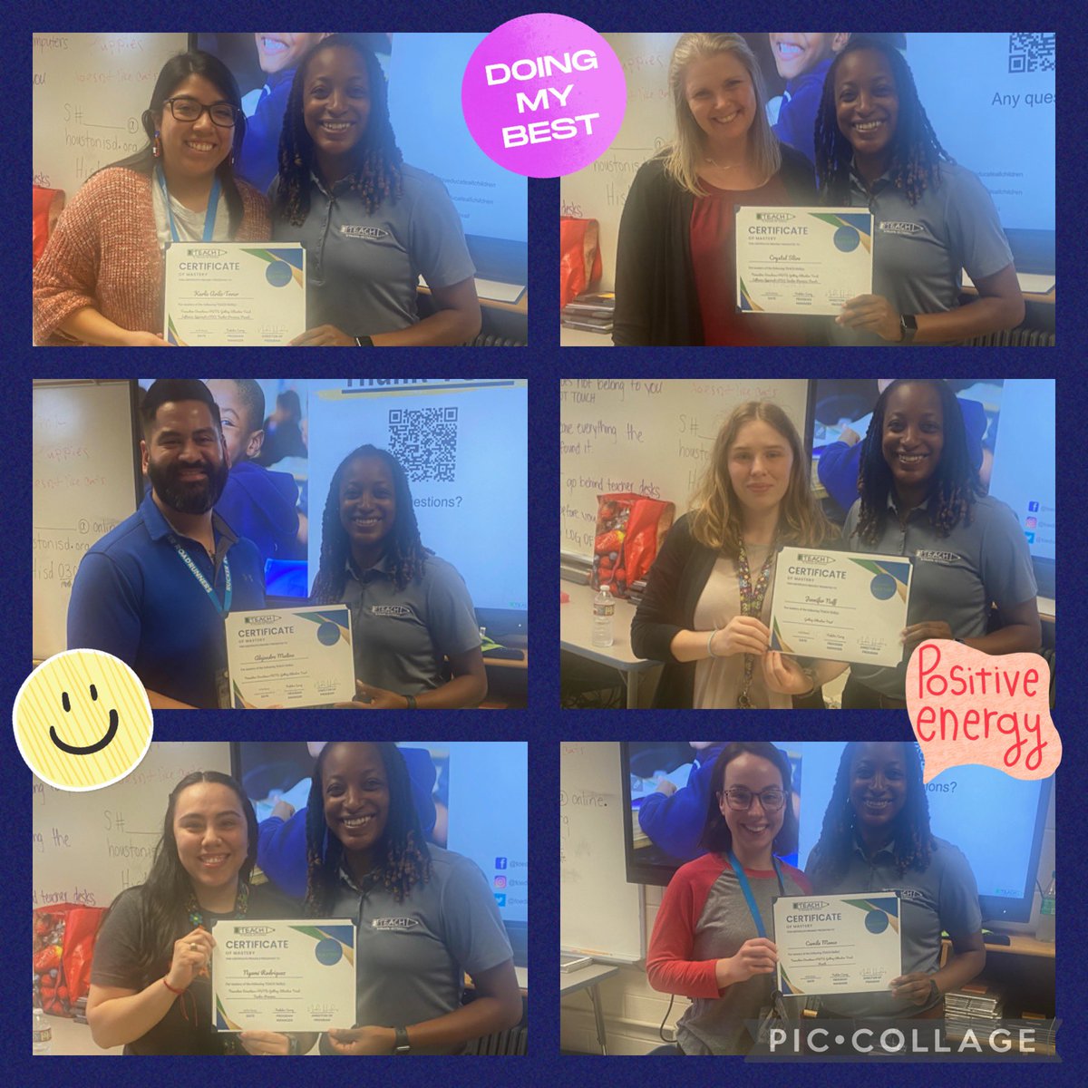 NLPerez3's tweet photo. We want recognize our @RuckerHISD teachers for mastering TEACH skills! This is without a doubt an incredible milestone and you deserve the spotlight to celebrate the moment. Congratulations! #RuckerRoadrunners 🥇 🏆 ⭐️ Thank you to @Curry_NJ for supporting our teachers! 💖 https://t.co/mCI2ZAwVm6