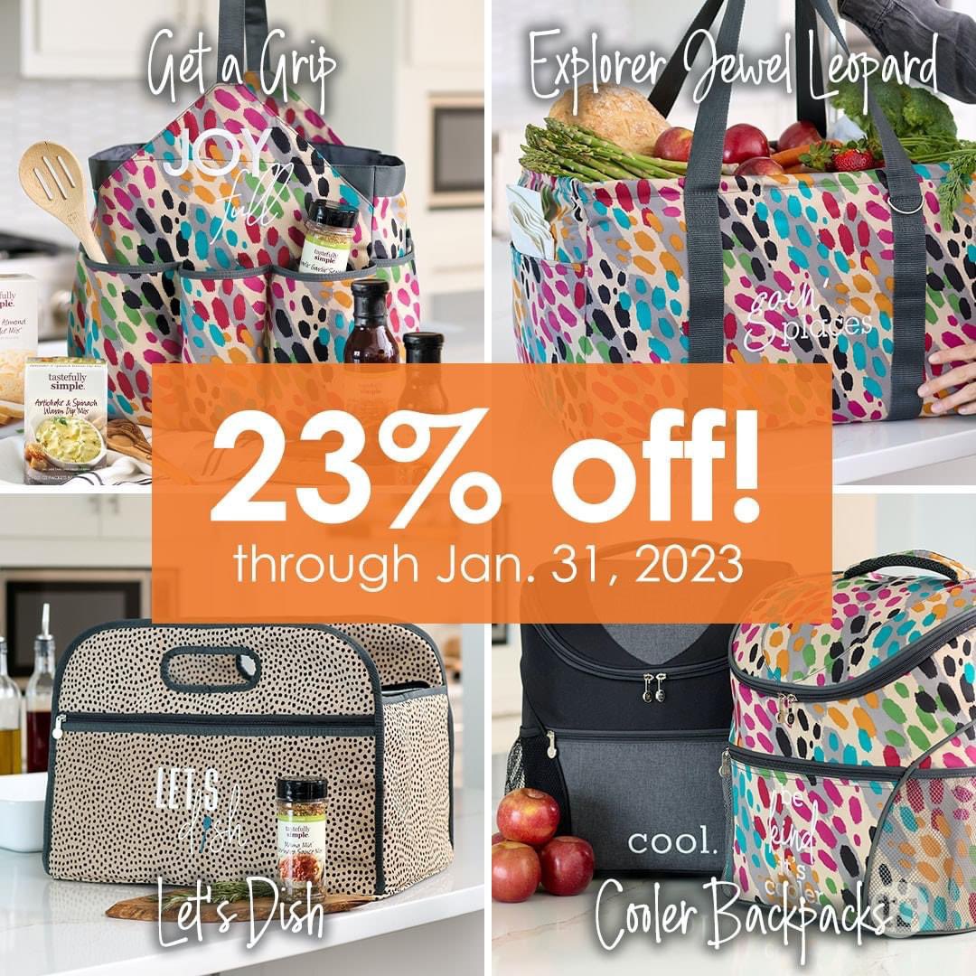 TSbyJacki's tweet photo. It’s a wonderful day to save! A select group of bags are discounted 23%, check them out:

https://t.co/RQ1kFTK5Fv
#tastefullysimple https://t.co/vmRsyLqk1u