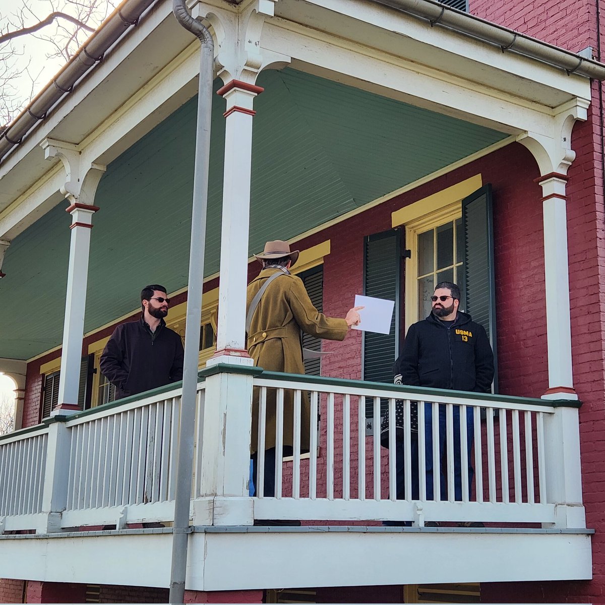 GburgMuseum's tweet photo. Many thanks to Matt Borders of The History Things Podcast for giving our staff a tour of @Monocacynps1864 this morning!
#SRMEC #SeminaryRidge https://t.co/TDxhYPTzyD