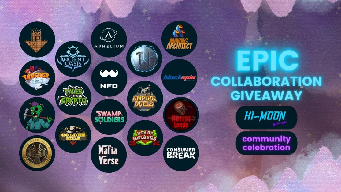 🎉Check out this EPIC COLLAB GIVEAWAY! ($1000 Pool)🎁
🎟️ENTER NOW! givelab.com/hi-moon-epic/e…

🧩Solve puzzles, win stuff: ConsumerBreak.com
📺AMA interviews w/ prizes: Twitch.tv/ConsumerBreak
✨Join us for <a href="/thenftopia/">NFTOPIA Metaverse Convention & Spaces</a> metaverse convention Jan. 20-22! nftopia.weebly.com