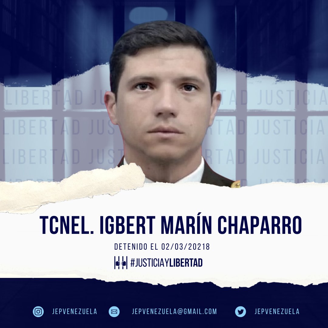 JEPvzla's tweet photo. Fiscal @KarimKhanQC hoy es el día 51 de la huelga de hambre del Militar Igbert Marín, detenido y condenado sin pruebas, recluido en el sótano de la DGCIM desde marzo 2018. Reclama cese de tratos crueles y traslado a la cárcel militar que ordenó el juez.
#YoTambienSoyIgbert https://t.co/PXj1O4VPgg