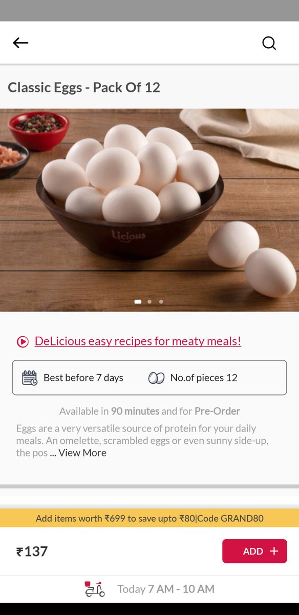aloksandal's tweet photo. @LiciousFoods Tell me one thing your app is saying that eggs have best before of 7 days and on the egg box it's 21 days. 
So which one is it?

@fssaiindia do you know? https://t.co/DPC1WorKE7