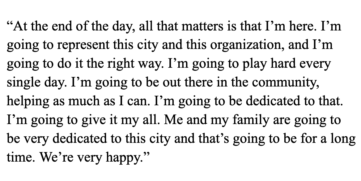AaronGleeman's tweet photo. Carlos Correa was asked many questions about his strange free agency and about ending up back with the Twins only after deals with two other teams fell through.

He didn't shy away from it or pretend that didn't happen, and I thought this quote came across as especially genuine: https://t.co/iJu6sMMzHi