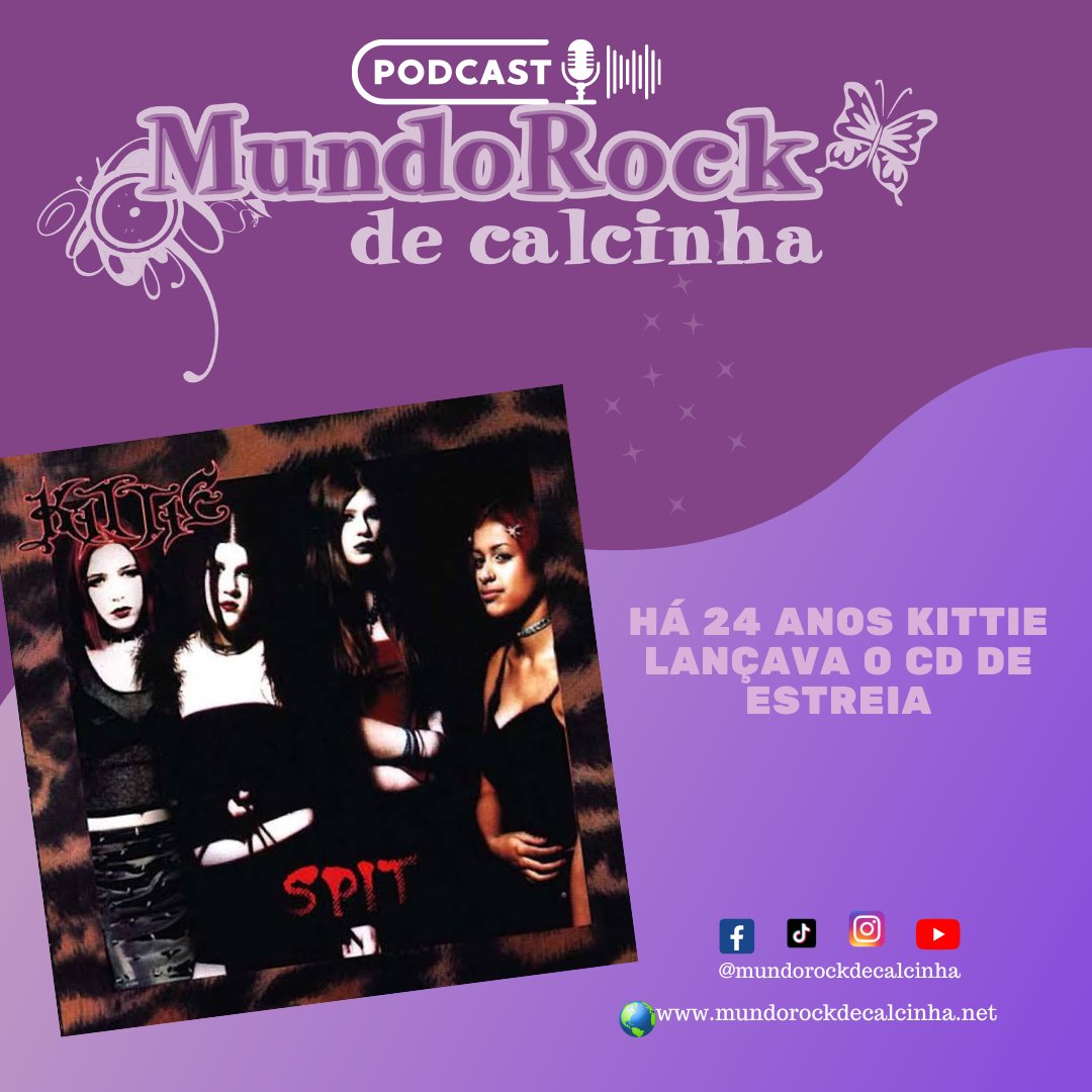 podcastmrc's tweet photo. Dia 11 de janeiro de 1999, a banda canadense Kittie lançou "Spit" - disco de estreia.
Qual é a sua música favorita desse CD?
#kittieband
#mundorockdecalcinha #rockfeminino #rock #programarock #mulheresnorock #mulheres #mulheresdorock #mrc #bandas #podcastrock #vivaorock https://t.co/U5ukxmIMff
