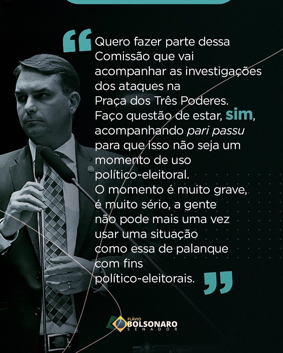 FlavioBolsonaro's tweet image. 