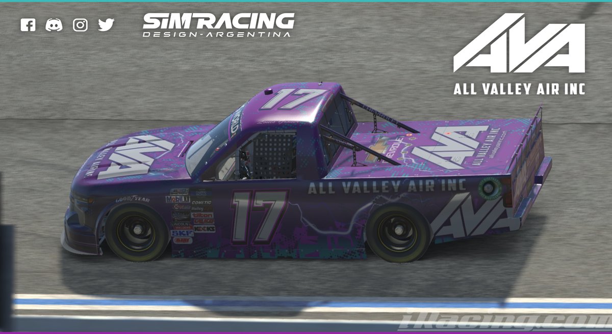 Iracing nascar silverado for my friend Louis, one of my best projects, fully customized, thanks for the trust, soon more cars and designs...
<a href="/AllValleyAirInc/">All Valley Air Inc.</a>