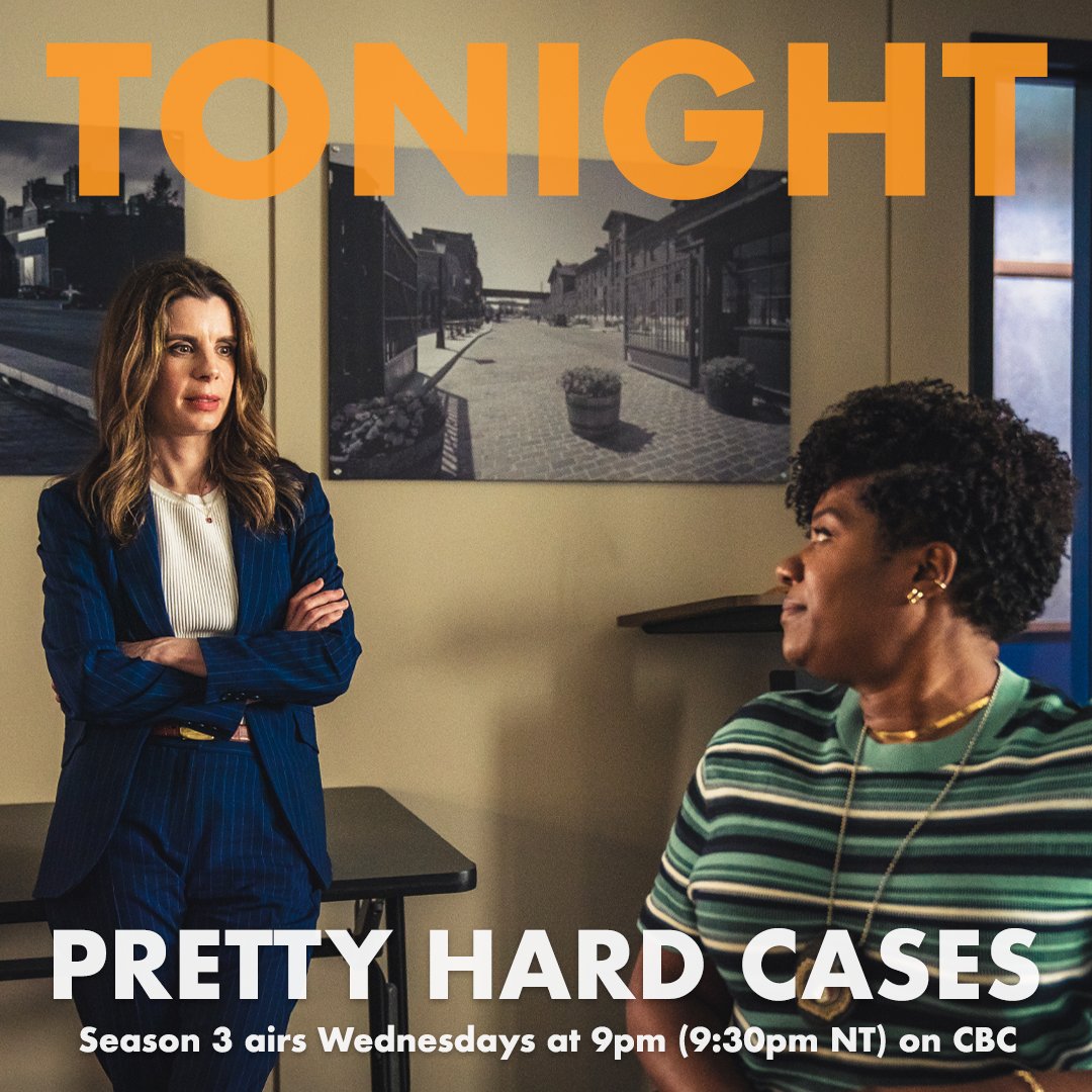 Tonight! Catch a new episode of #PrettyHardCases written by @jillianlocke and directed by our co-creator @streelymaid at 9pm (9:30pm NT) on @cbc and @cbcgem! #Season3