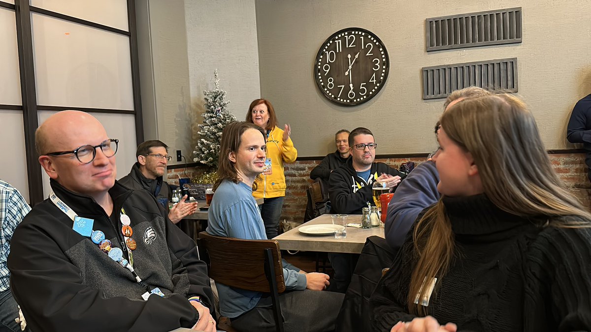 A user group meeting in person?