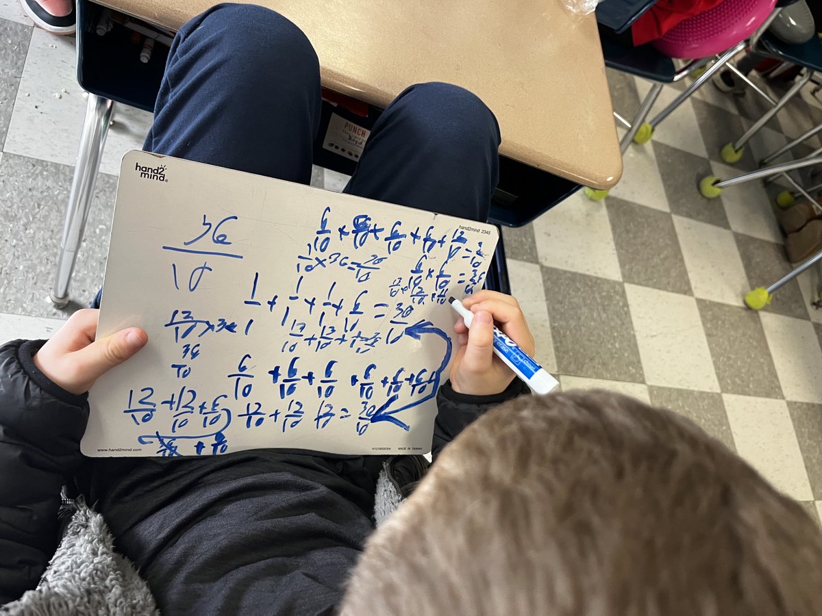 Lots of math thinking happening at Hindley today! Anchor tasks create  space for thinking.