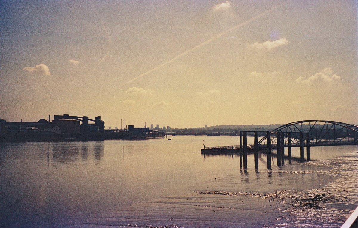 A couple more photos of #GreenwichPeninsula #RiverThames from 1998/9