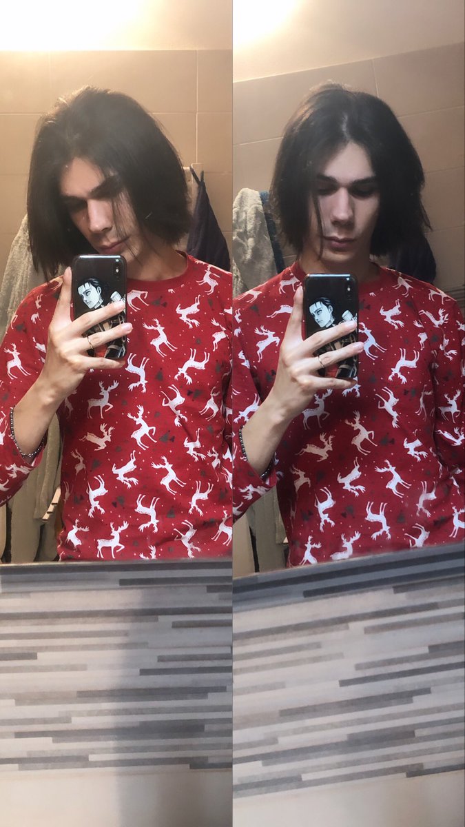 Alexcelsus_Cos's tweet photo. Alla fine l’ho fatto ho accorciato i capelli 🫠
Feat pigiama di Natale anche se Natale è passato https://t.co/hXOCvsWR1C