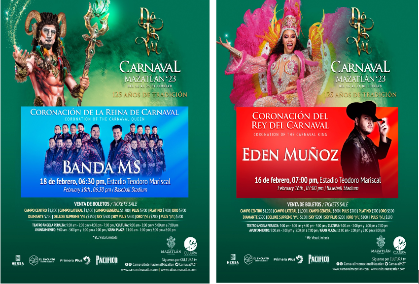 idgruperaofi's tweet photo. #IdentidadGrupera @BANDA_MS y @edenmunozof 
presentes en el CARNAVAL DE MAZATLÁN 2023. La banda desfilará en un carro alegórico con motivo de su 20 Aniversario, mientras que Eden se presentará como solista por primera en este evento
#Rt @SaraEvaP @waloms https://t.co/8gDpA7kUDm