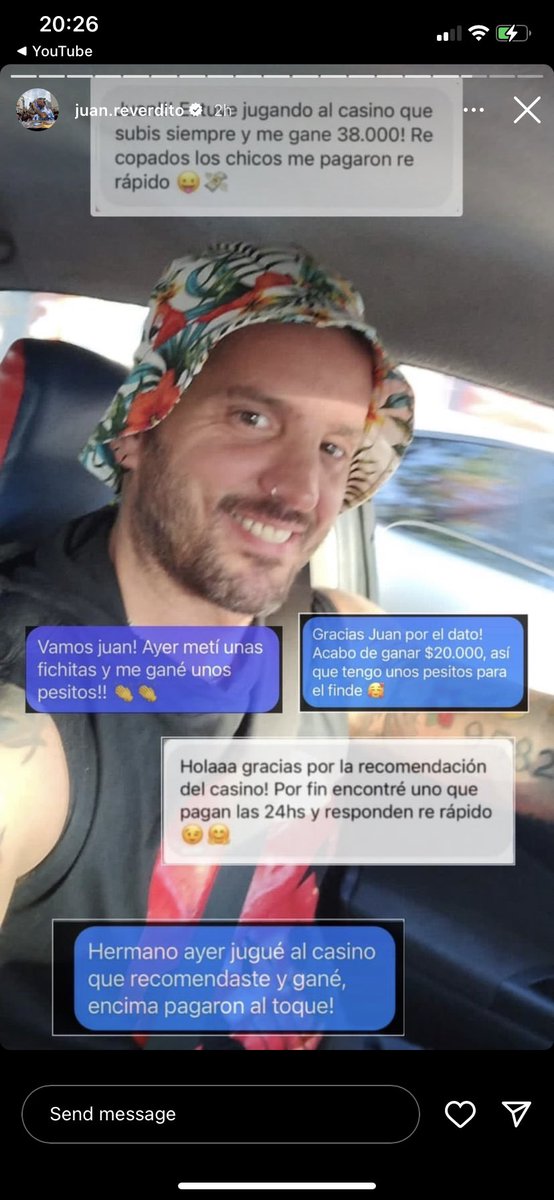 not juan mandándose mensajes a el mismo💀💀