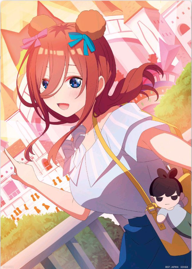 あっけ♬🌈さんがTwitterに投稿した中野三玖(五等分の花嫁)のイラスト。
