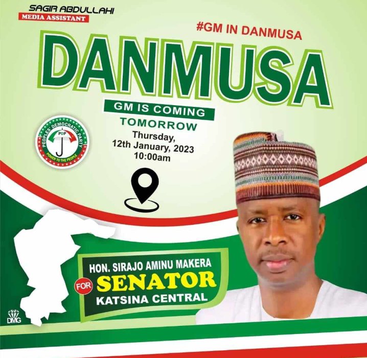 PdpUnderthirty's tweet photo. DANMUSA.......... GM is coming In Sha Allah https://t.co/6VGSLwF6Mr