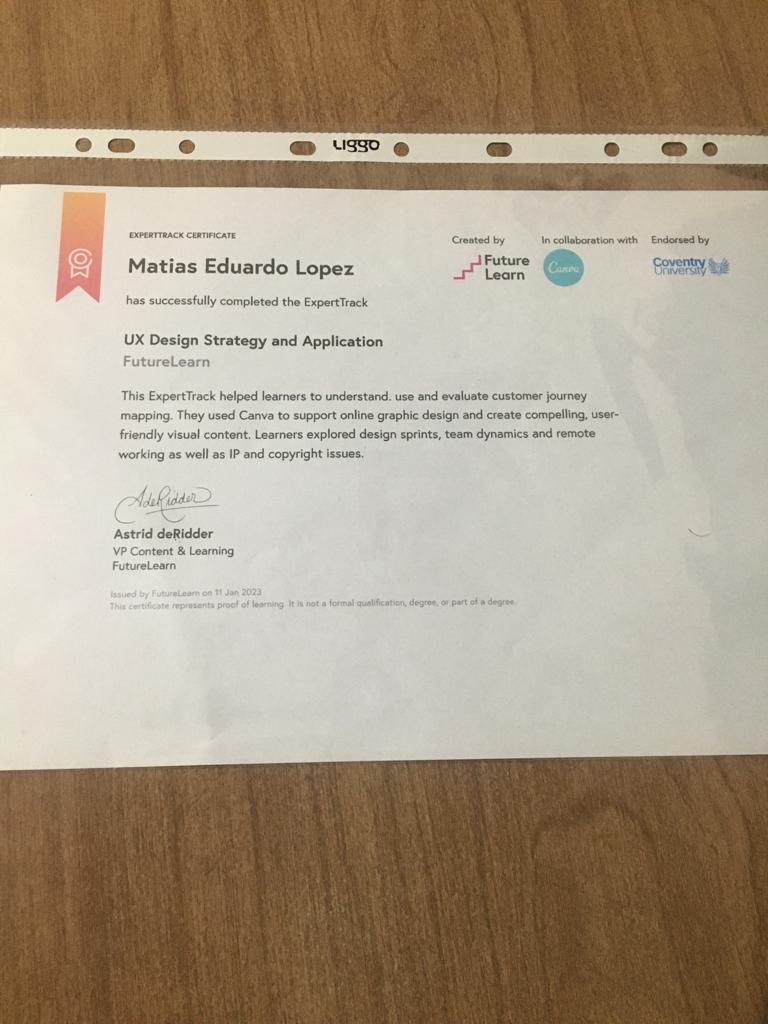 mlopezczeczujka's tweet image. Listo el #ExpertTrack de #UXDesign 🙌🙌🙌
#FutureLearn #Canva #CoventryUniversity