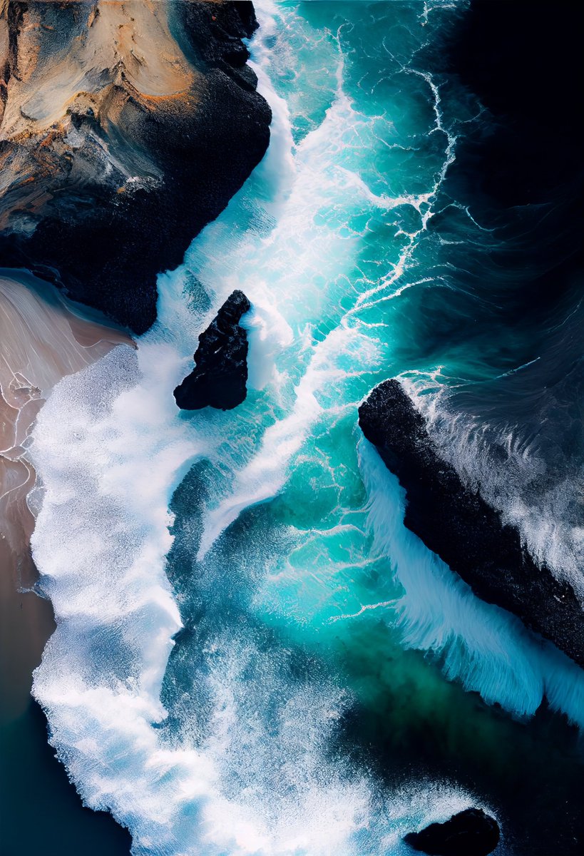 g0naji's tweet photo. The ocean is a source of endless inspiration. AI empowers us to push the boundaries of what is possible in photography, and constantly surprises us with the beauty it uncovers. #CelestialOcean #AIphotography #oceaninspiration #AIIA #AIart #midjourney https://t.co/2CTUYssa74