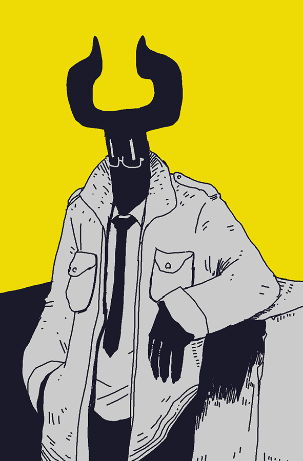 「あさらくがき 」|大鳥のイラスト