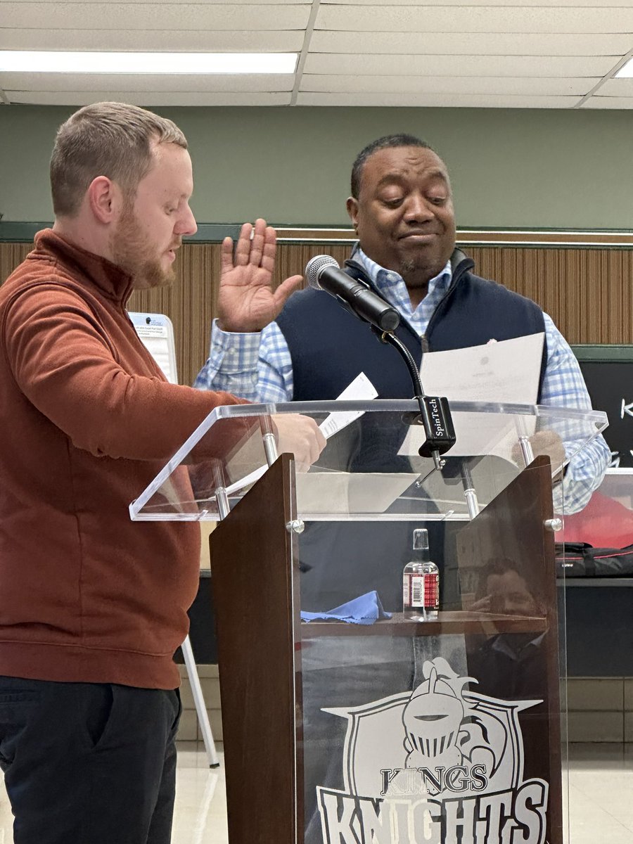 GregSearsEdu's tweet image. At the @Kings_Schools organizational meeting of the board last night Stacie Belfrom was elected to continue in his role as president and Peggy Phillips elected Vice President.   We are thankful for your service and leadership.    @StaceB17