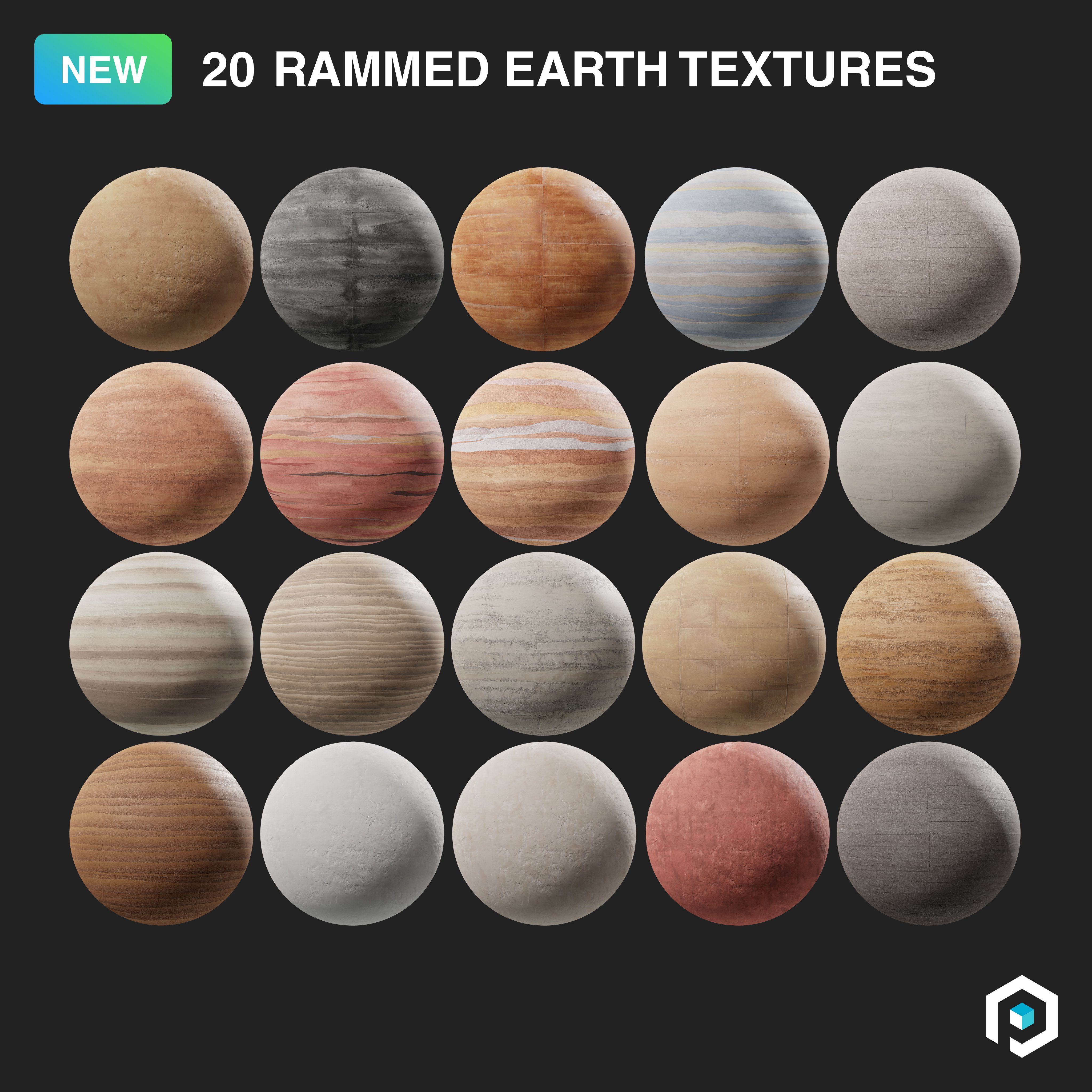 Poliigon on Twitter: "Just Rammed Earth textures. A raw, gritty, trending material for architecture (and scifi movies)😎 Download: https://t.co/7ij5Sd6g9S Renders made with #b3d https://t.co/VDxpgQk0OJ" / Twitter