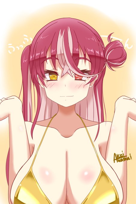 前回投下した際に何故か前髪パーツ盛大に忘れてたので、修正と部分手直しで再投下よー
#マリンのお宝 