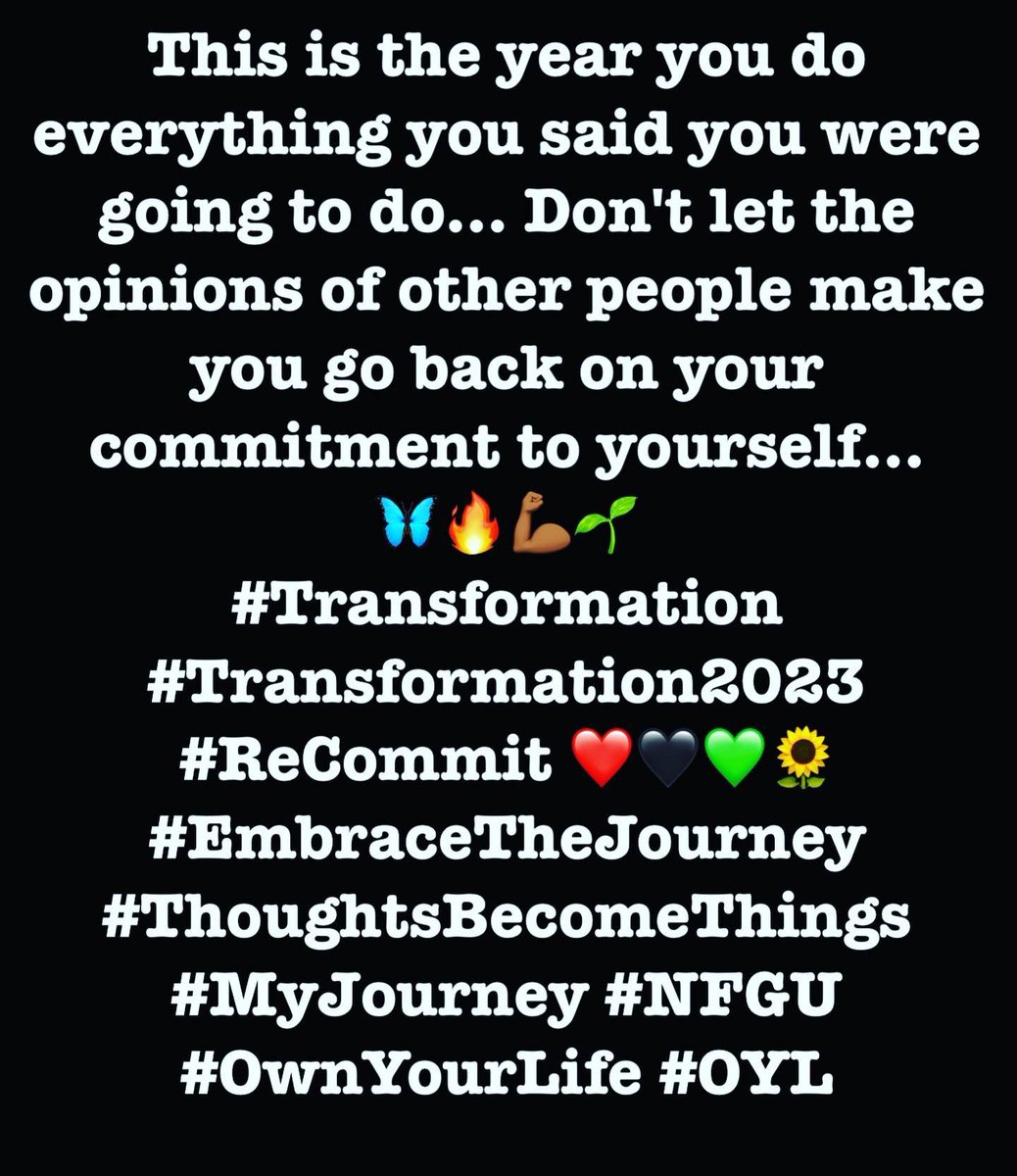 QBeast9922's tweet image. #Transformation #Transformation2023 #ReCommit #Daily #EmbraceTheJourney #ThoughtsBecomeThings #MyJourney #NFGU #OwnYourLife #OYL 
❤️🖤💚🌻