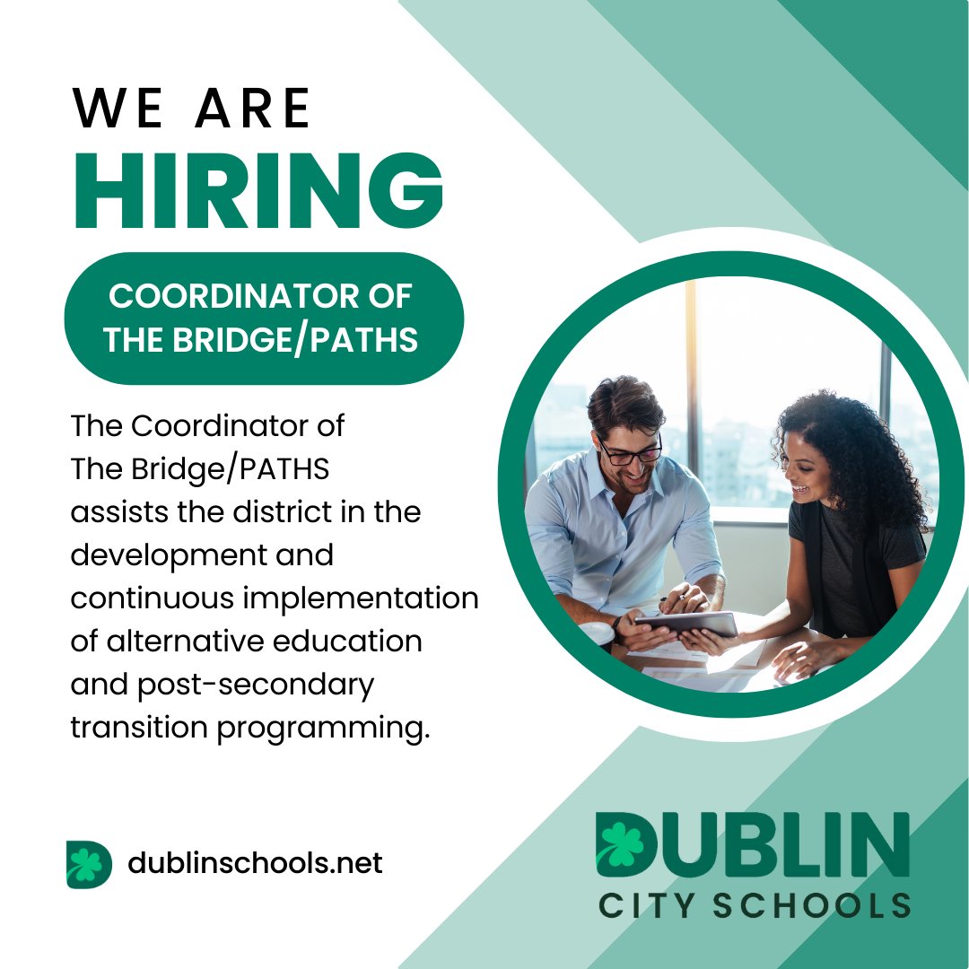 Dublin City Schools on Twitter "Dublin City Schools is hiring! Please visit https//t.co