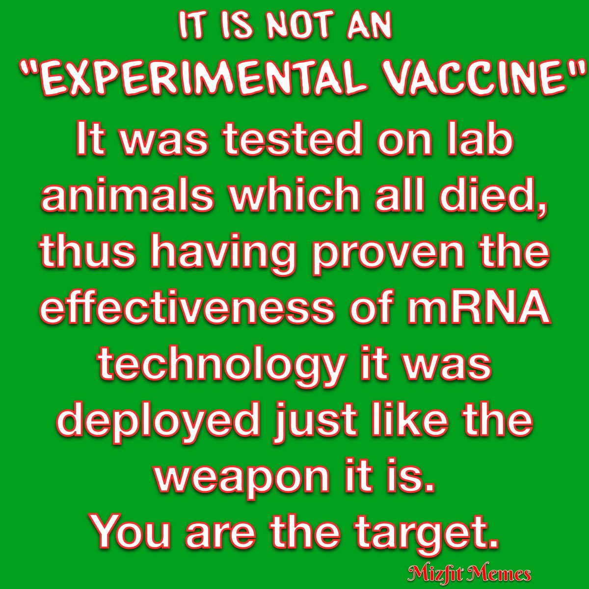 GrumpyMizfit's tweet photo. @smassey712 @elonmusk Genetic Bioweapon of Mass depopulation. https://t.co/4nL5hMWxCl