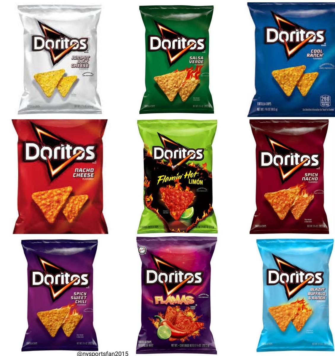 nysportsfan2015's tweet image. Random question for y&apos;all out there since I&apos;m bored: Which Doritos chips (you can pick more than one type) would you prefer to eat for the rest of your life? 😋😋 #foodie #randomquestion #doritosareawesome